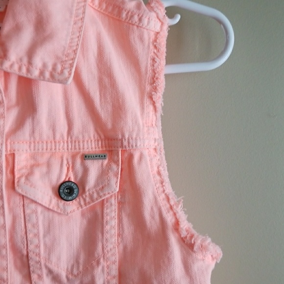 Bullhead Demin Co. orange  vest - Picture 8 of 8